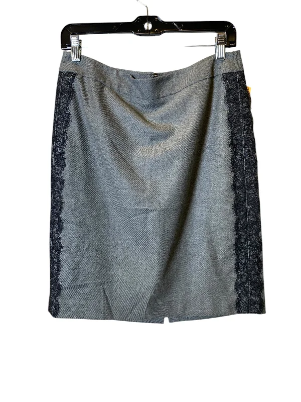 Skirt Midi By Loft In Grey, Size: 6