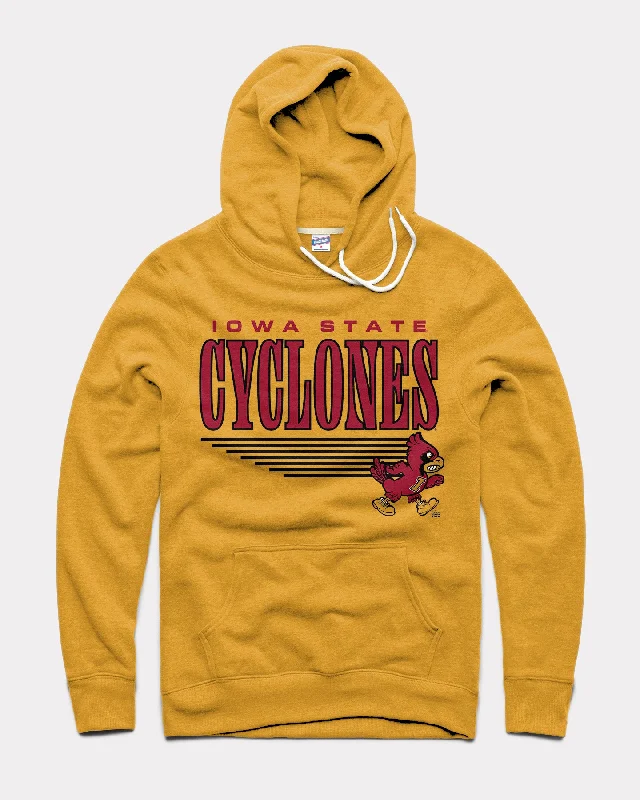 Iowa State Cyclones Underline Gold Hoodie