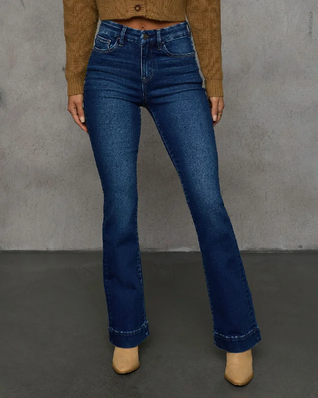 Coraline Mid Rise Flare Jeans