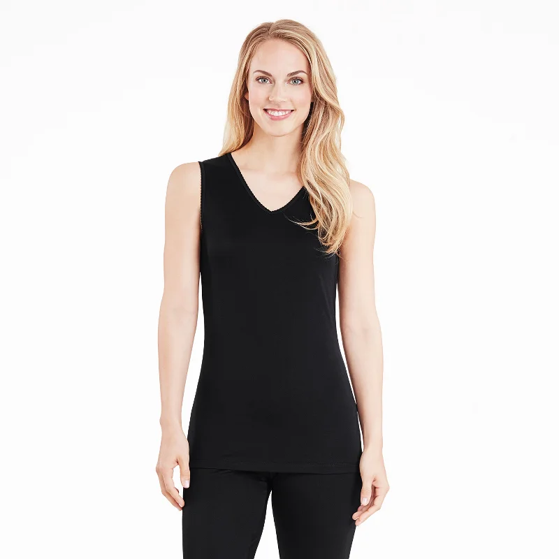 Softwear Lace Edge V-Neck Tank