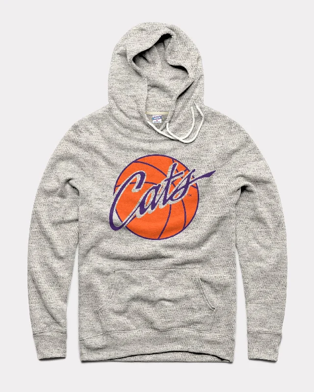 K-State Cats Basketball Athletic Grey Hoodie