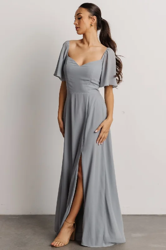 Sierra Sweetheart Maxi Dress | Light Blue