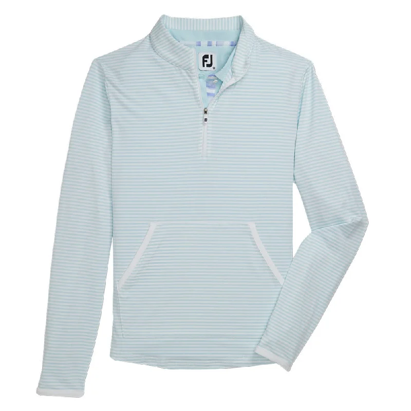 FootJoy Half-Zip Tonal Stripe Midlayer Golf Pullover 2022 Women