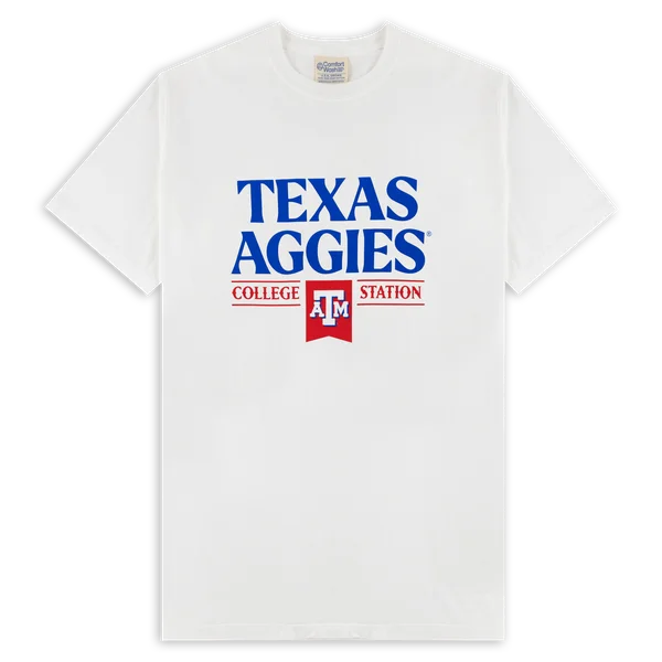 Texas Aggies Red, White and Baseball T-Shirt