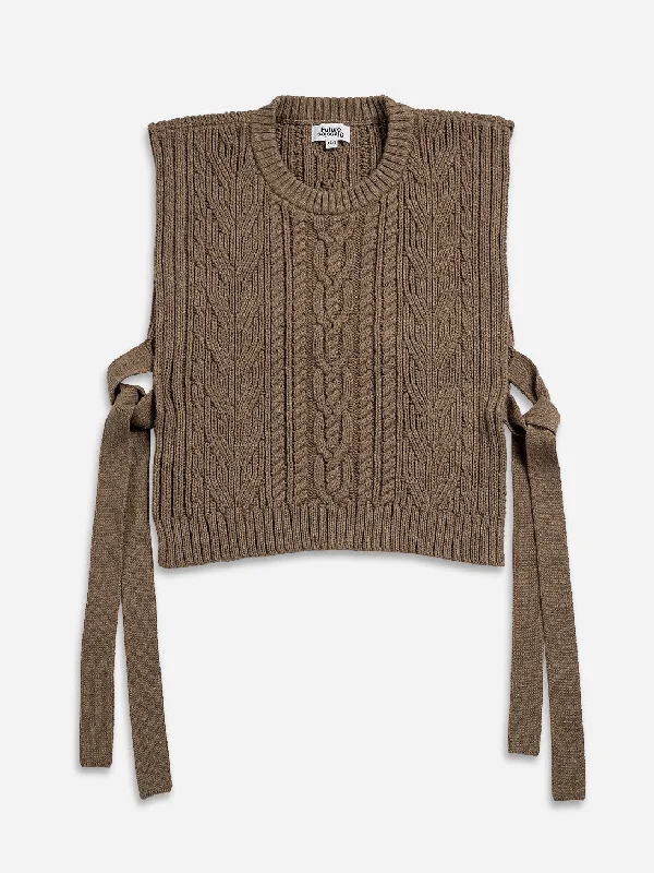 Cropped Sweater Vest