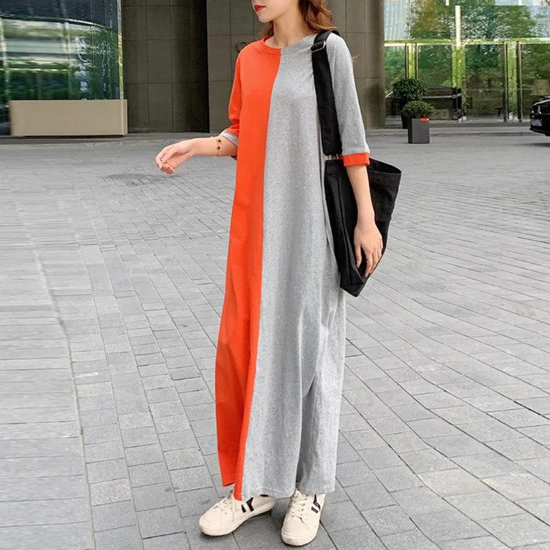 Super Plus Sizes Loose Long Maxi Dresses