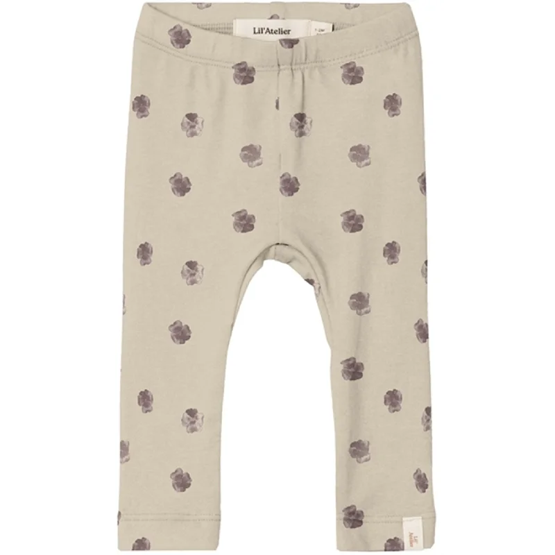 Lil'Atelier Fog Flower Gaya Slim leggings