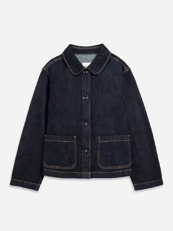 Rinse Wash Peter Pan Jacket