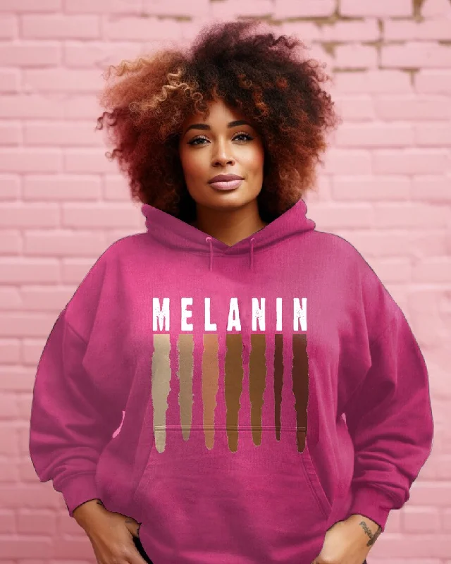 Melanin Color Card Long Sleeves Hoodie