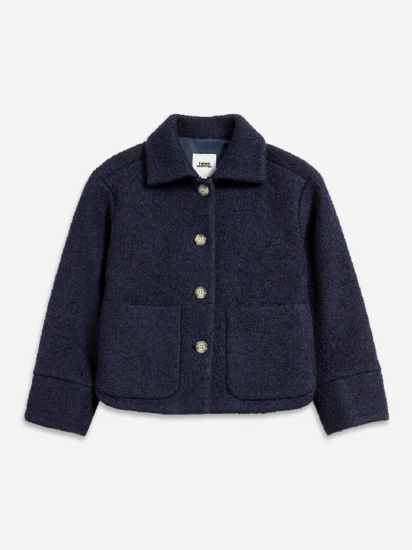 Button-up Boucle Jacket