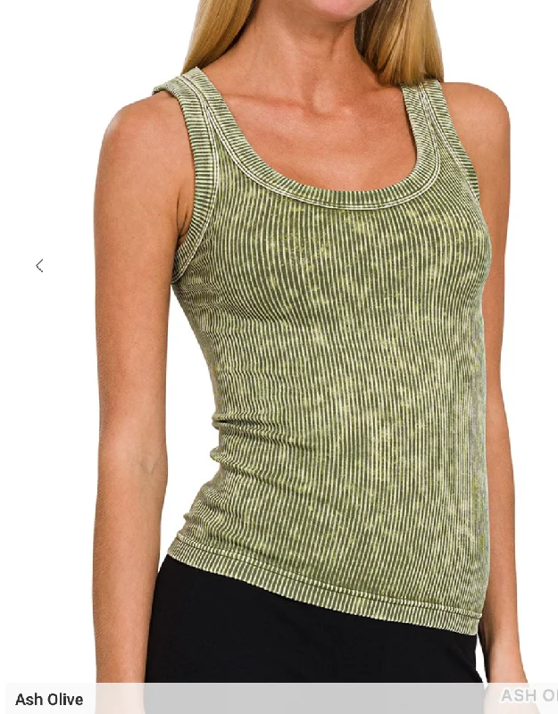 The Longer Crop Tank Reorder - 5 colors