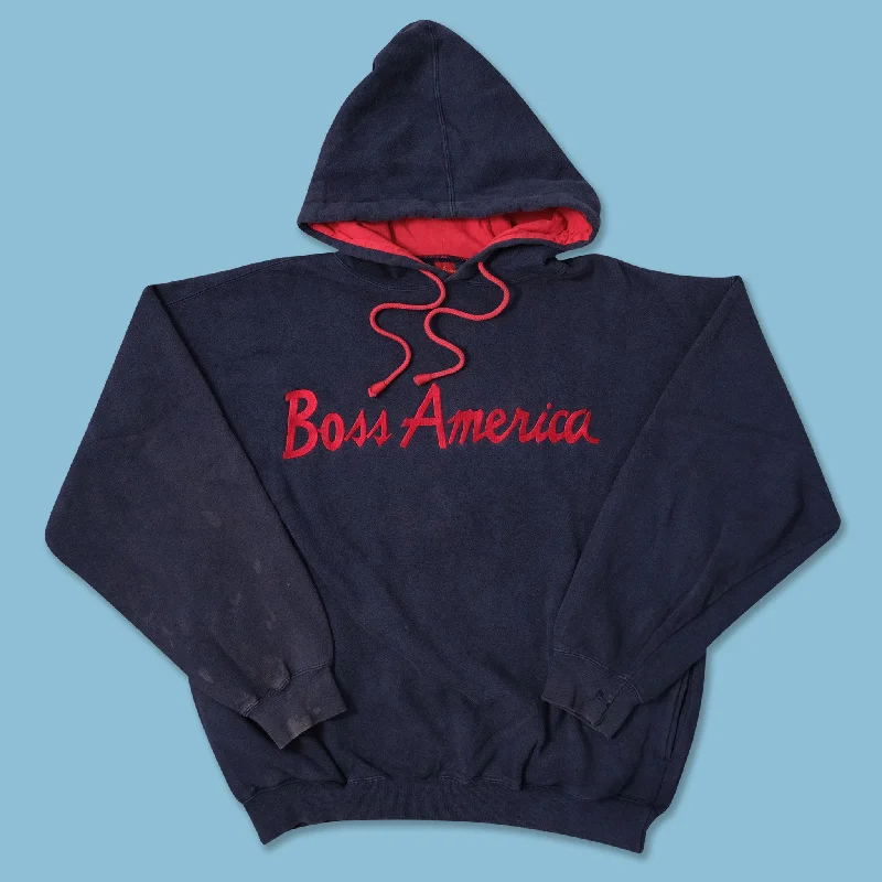 Vintage Boss America Hoody XLarge