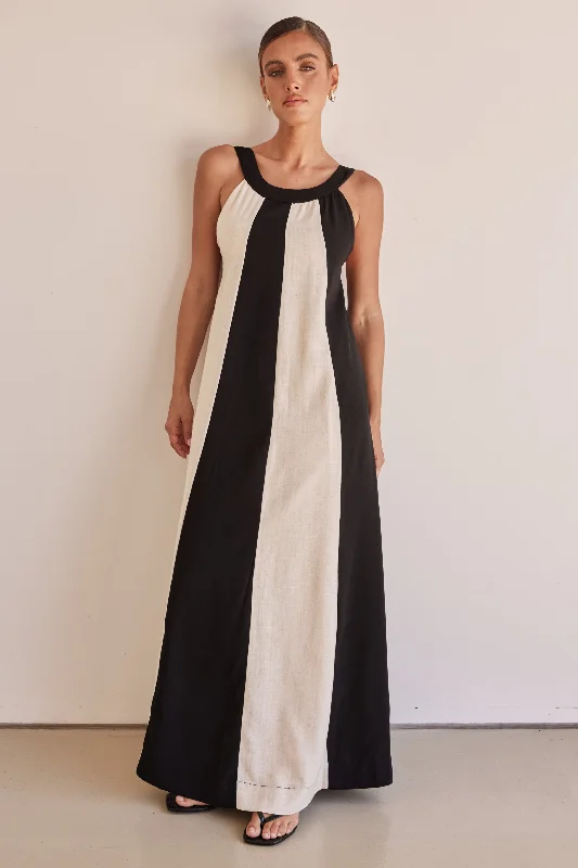 Delphine Maxi Dress (Black)