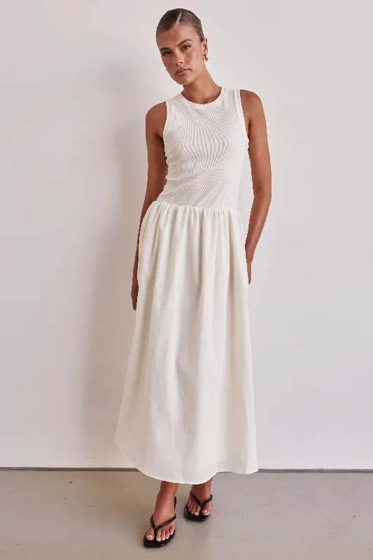 Reign Maxi Dress (Cream)