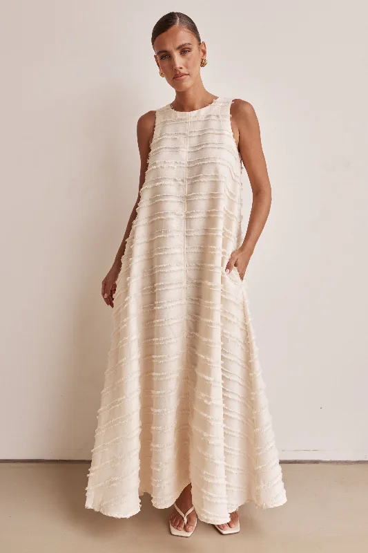 Vesper Maxi Dress (Cream)